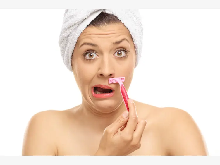 Ilustracja artykułu jak usunąć wąsik kobiecy - 5 sposobów na depilację wąsika