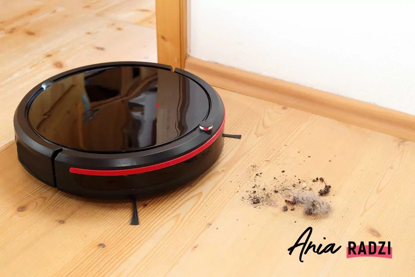 Roomba odkurzająca dywan