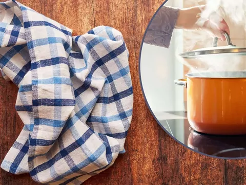 Gotowanie ścierek dla czystości