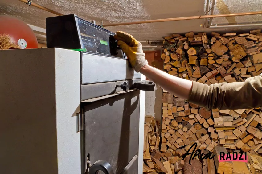 Piec zgazowujący drewno