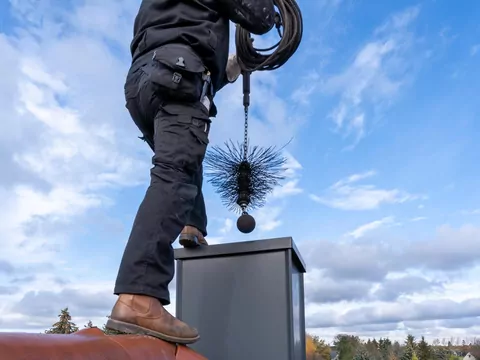 Zagrożenie pożaru sadzy w kominie