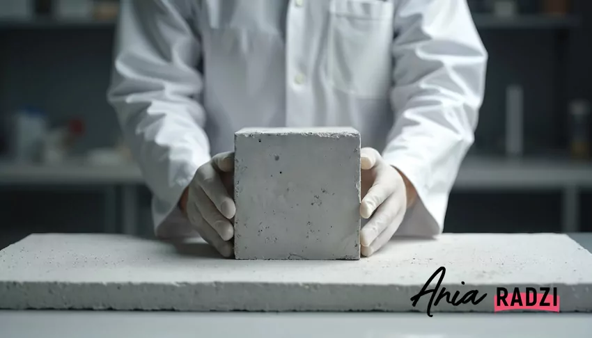 Polscy naukowcy wymyślili ekologiczny cement naukowiec, betonowy blok