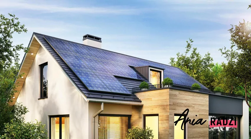 dom z fotowoltaiką