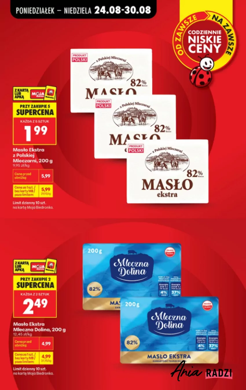 Ulubione masło Polaków w obniżonej cenie Biedronka - gazetka