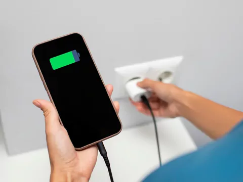 Podłączanie telefonu do ładowarki