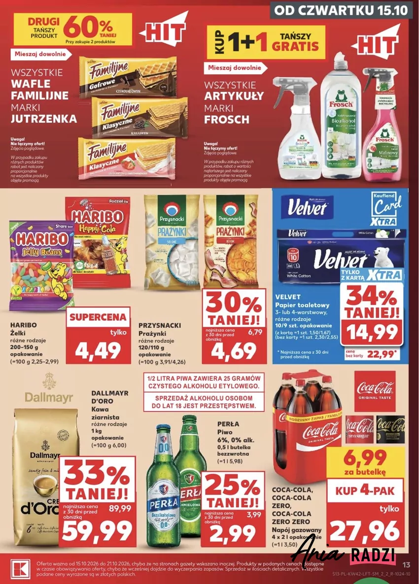 Kawa ziarnista Dallmayr d'Oro (1 kg) 33% taniej Promocje w Kauflandzie