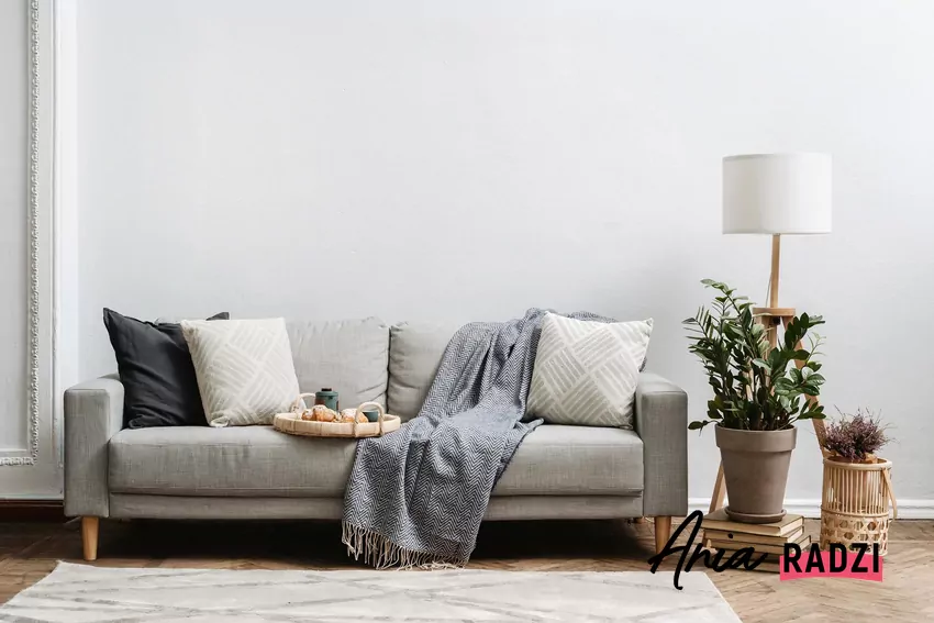 Sofa w salonie