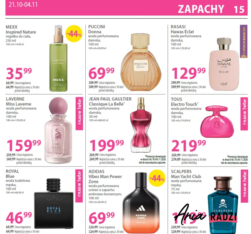 Luksusowa woda perfumowana damska taniej niż zwykle Hebe - gazetka
