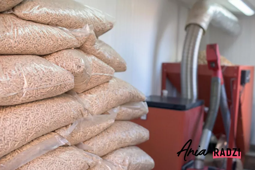 Przechowywanie pelletu