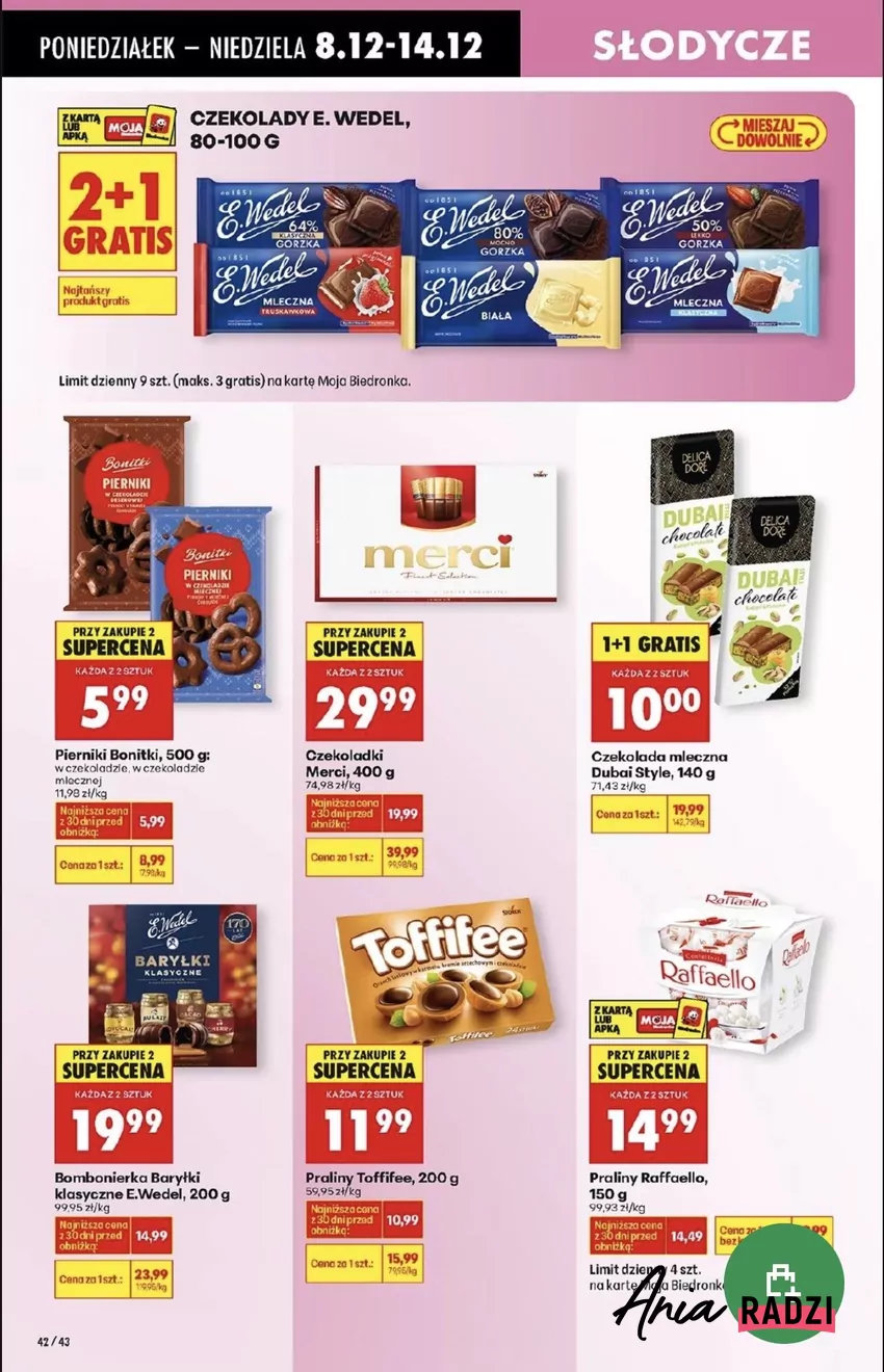 Popularne praliny w super cenach do końca tygodnia w Biedronce Promocje w Biedronce