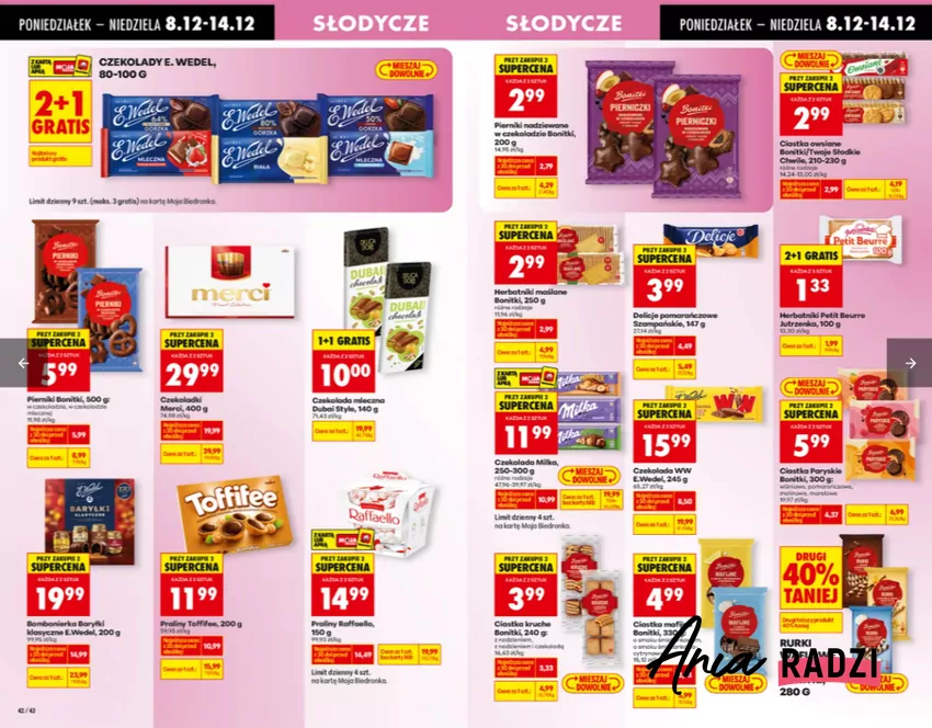 W promocji m.in. kultowe słodycze Biedronka - gazetka