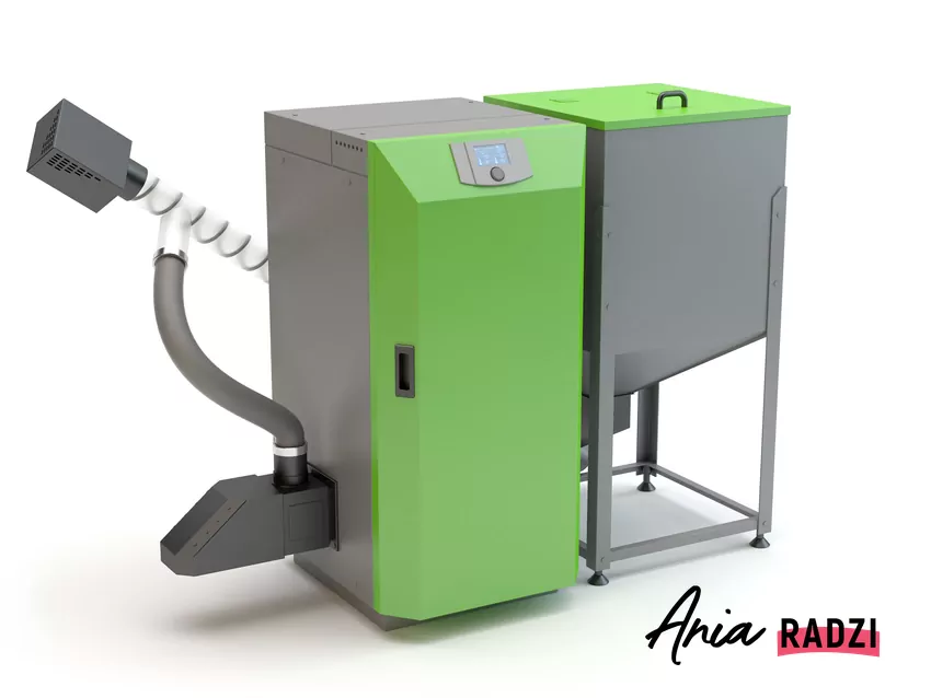 Nowoczesny kocioł na pellet kocioł na pellet