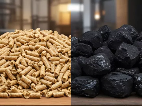 Zanieczyszczanie atmosfery przez pellet i węgiel
