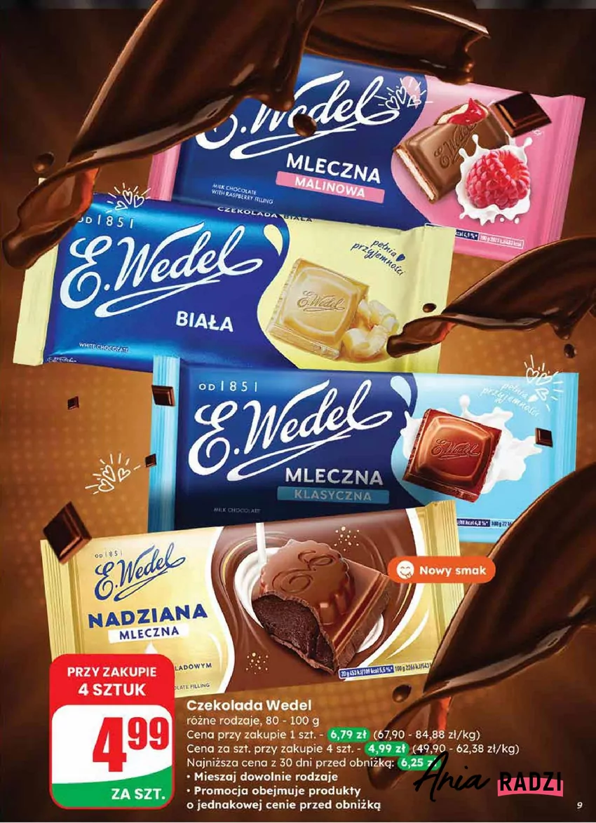 W promocji kultowa czekolada Wedel Dino - gazetka