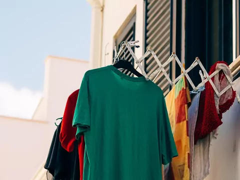 Japoński sposób na suszenie prania