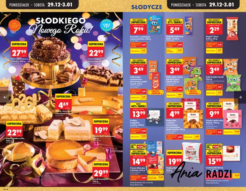 W promocji m.in. kultowe słodycze Biedronka - gazetka