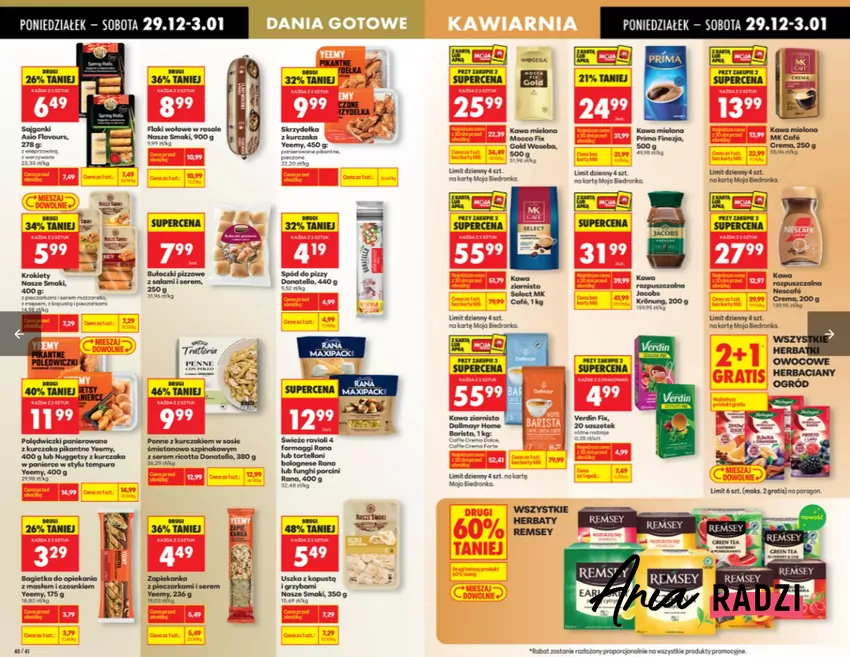 W promocji m.in. kultowe kawy Biedronka - gazetka