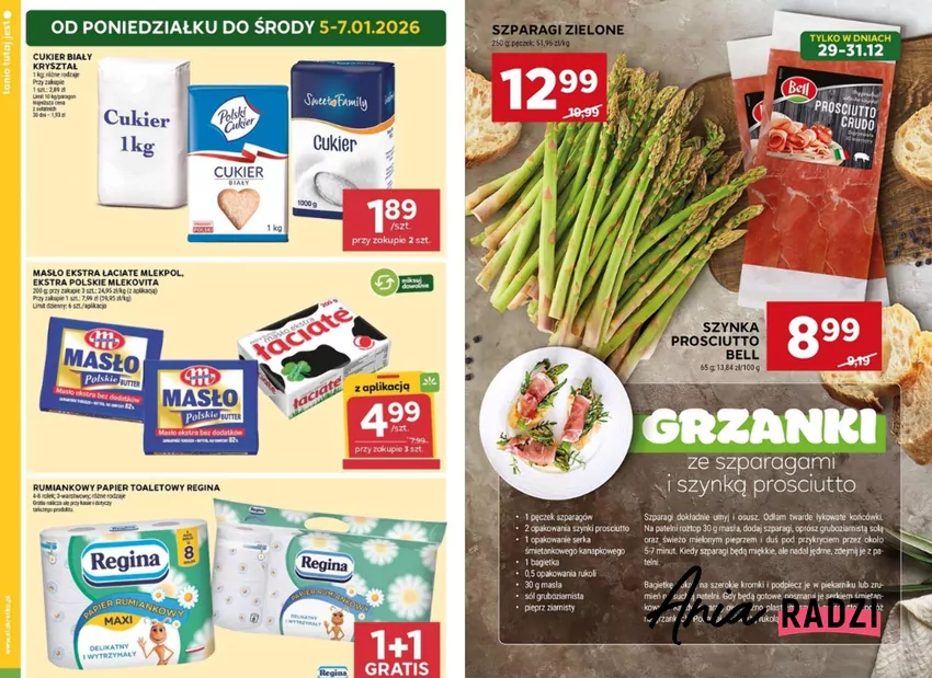 W promocji m.in. popularne kostki masła Stokrotka - gazetka