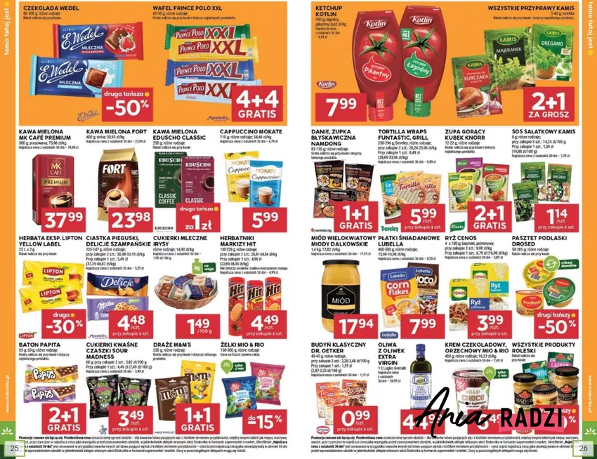 W Stokrotce duże obniżki cen kultowych słodyczy i kaw Stokrotka - gazetka