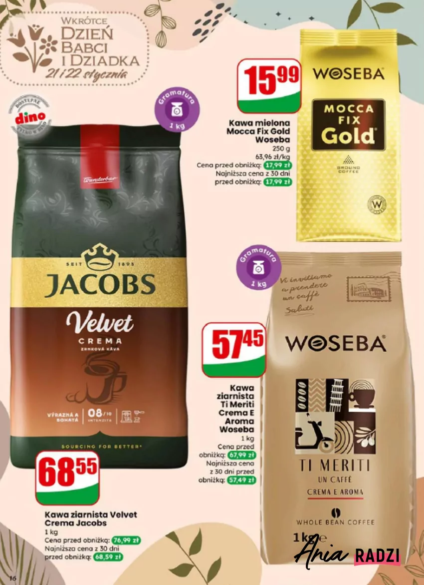 W promocji w Dino m.in. kultowe kawy Dino - gazetka