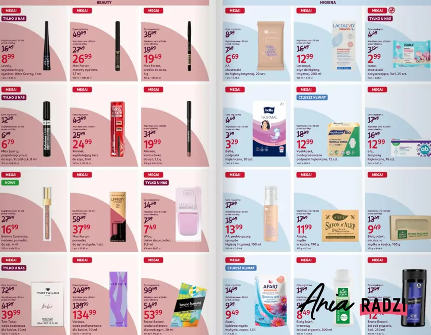 W promocji m.in. produkty do pielęgnacji Rossmann - gazetka