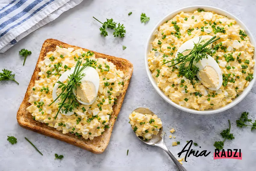 Kanapki z pastą jajeczną