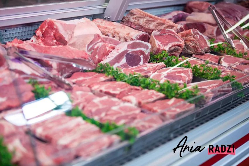 Mięso w sklepie